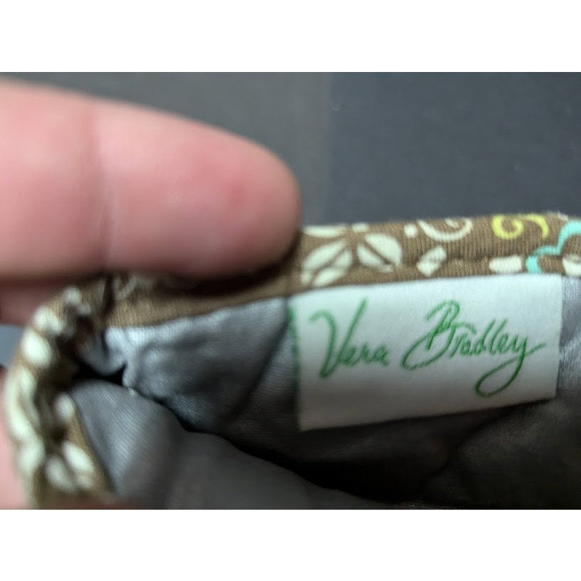 Vera Bradley Sittin in the woods Multicolor Brush Makeup Pouch bag