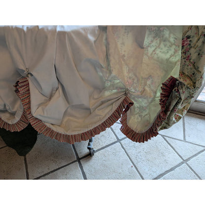 SECONDHAND SANDIES: Window curtains drapery 55" wide floral