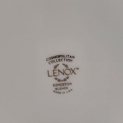 LENOX Kingston Dinnerware REPLACEMENT Blue Platinum rim Excellent Fine china
