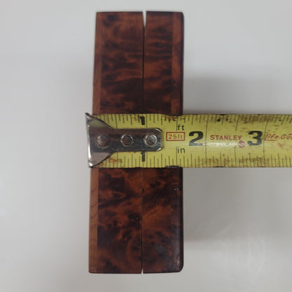 High-quality burl jewelry box Thuja wood jewelry box organizer MCM Trinket Stash