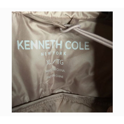 Kenneth Cole New York Quilted Puffer Jacket Long Sleeves Pink Size XLarge