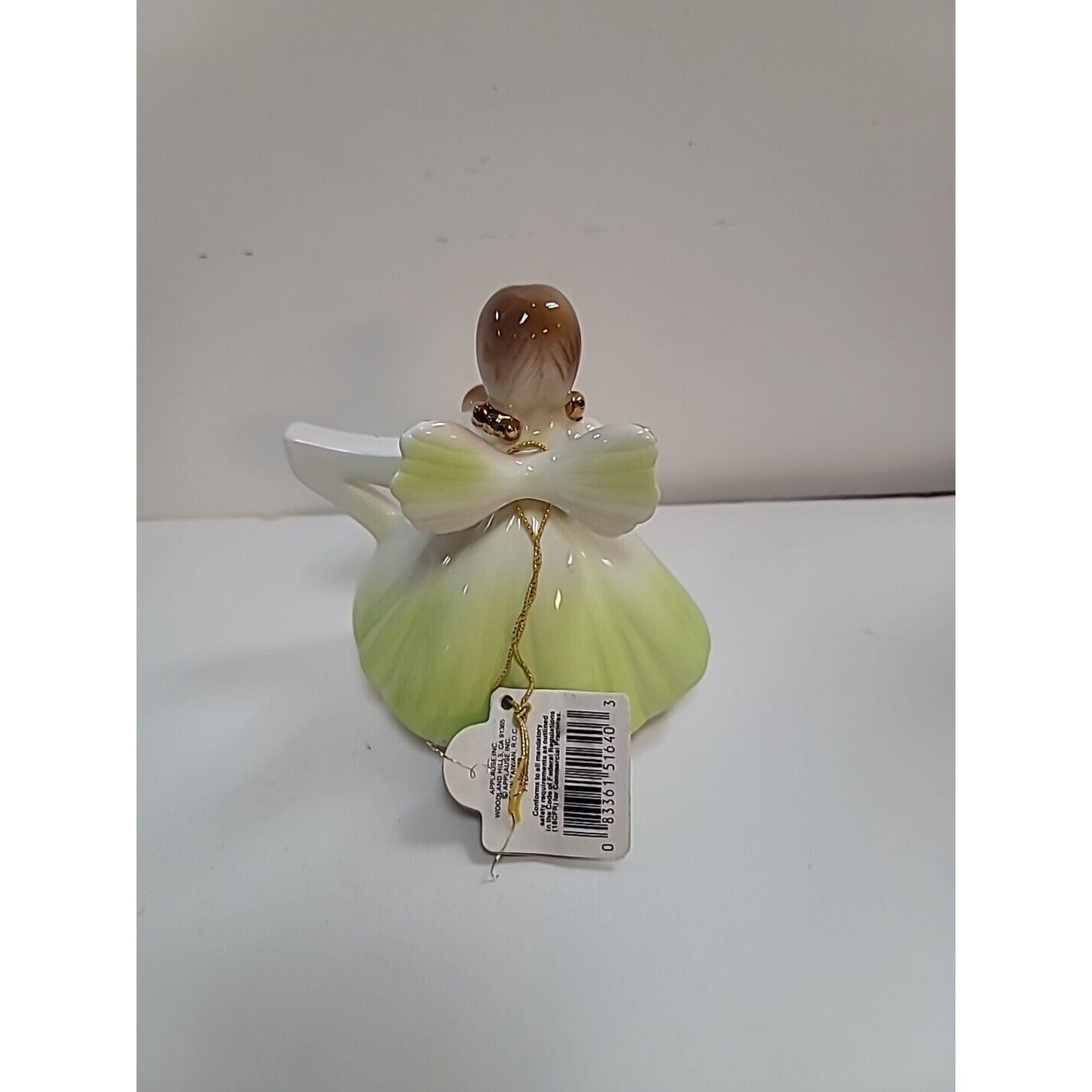 Vintage JOSEF ORIGINALS Birthday Girl Angel Figurine Age 7 Holding Baby EUC