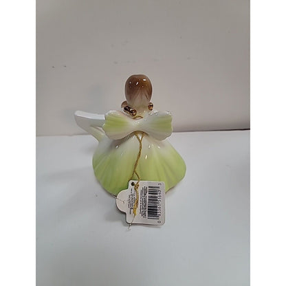Vintage JOSEF ORIGINALS Birthday Girl Angel Figurine Age 7 Holding Baby EUC