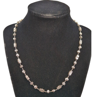 Vintage Fashion Necklace Napier goldtone Geometric station style