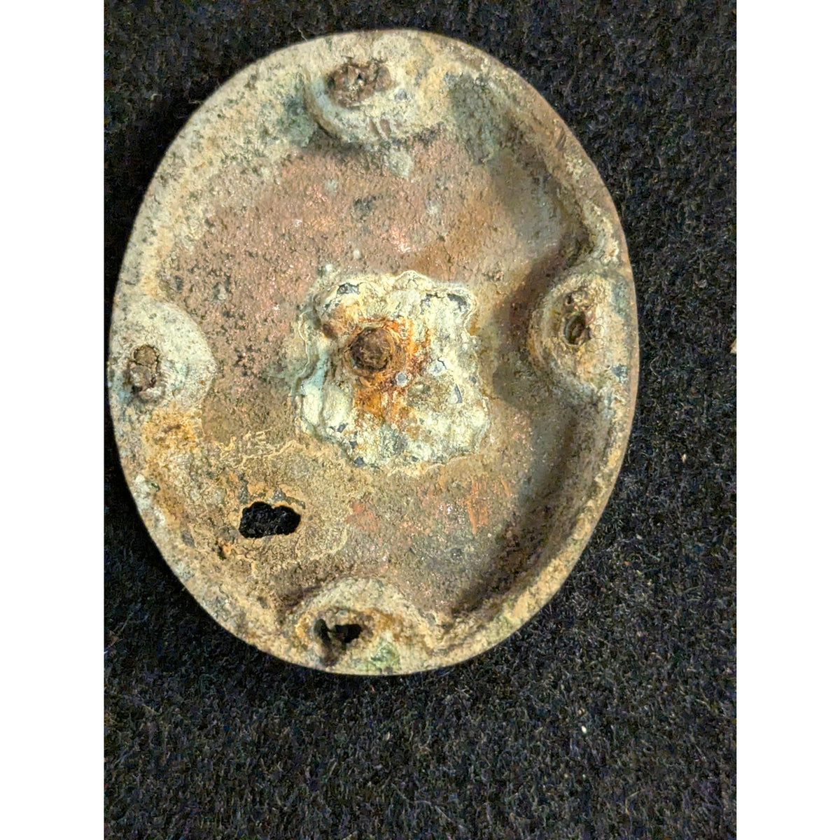 Civil War Artillery Horse Harness Lot Stamped "A" Bridle Rosettes Teamster Plate