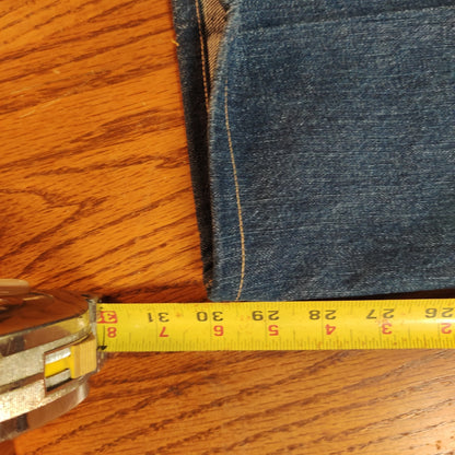 Ivy Brown Blue Jeans Men Straight Leg Denim Pants Classic Western Workwear 40x32