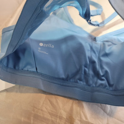 Zella baby blue sports bra size Small NEW