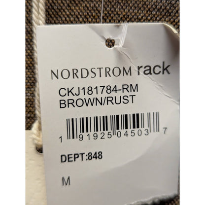 Melloday NWT Women’s Plaid Jacket Cardigan Long in Brown Plus Size Medium TRAVEL