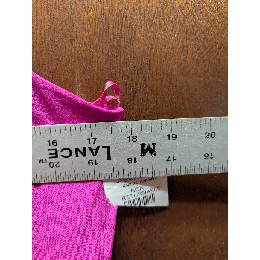 Alexia Admor Size 12 NEW Hot Pink sleeveless halter top jumpsuit Casual Cocktail