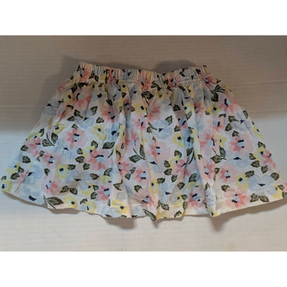 Carter's Pastel Floral Pleated Skort Built In Shorts French Country 2T