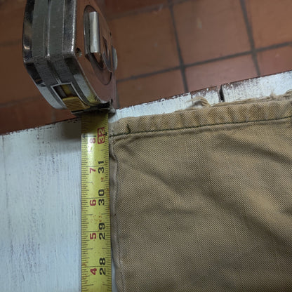 Rocawear Men Baggy Cargo Pants Y2K Hip Hop Khaki Tan Skate Streetwear Utility 38