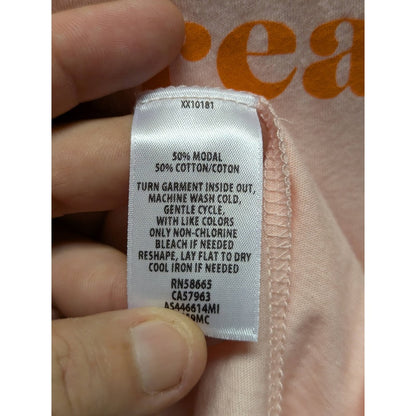 Nordstrom 1901 Women No Tricks T-Shirt, Size XL, Pink, New Holiday Halloween