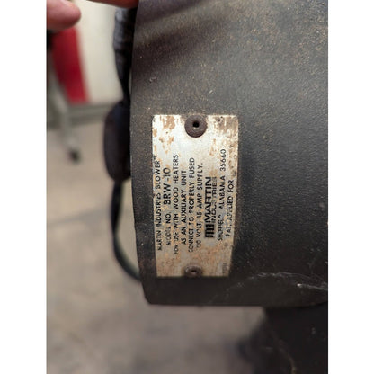Secondhand Sandies: MARTIN WOOD BURNING HEATER W/ BLOWER no. BRW-10