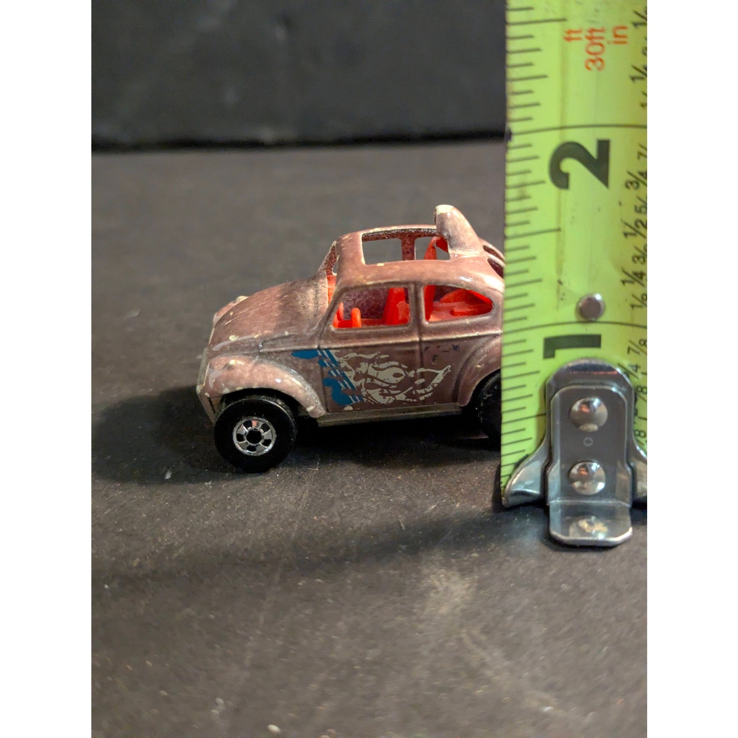 Vintage Hot Wheels Custom Volkswagen Bug Pink Surfboard Diecast Car Malaysia