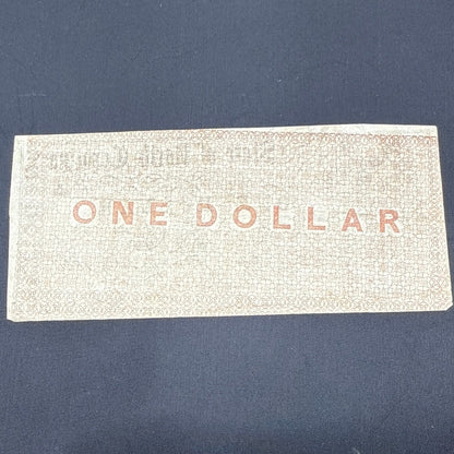 Paper Currency Bank Note USA Paper Money State of North Carolina $1 Series 1861