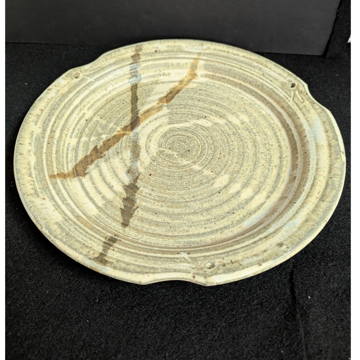 George Griffin Pottery, Sopchoppy Florida Handmade Art Pottery Plate 11"
