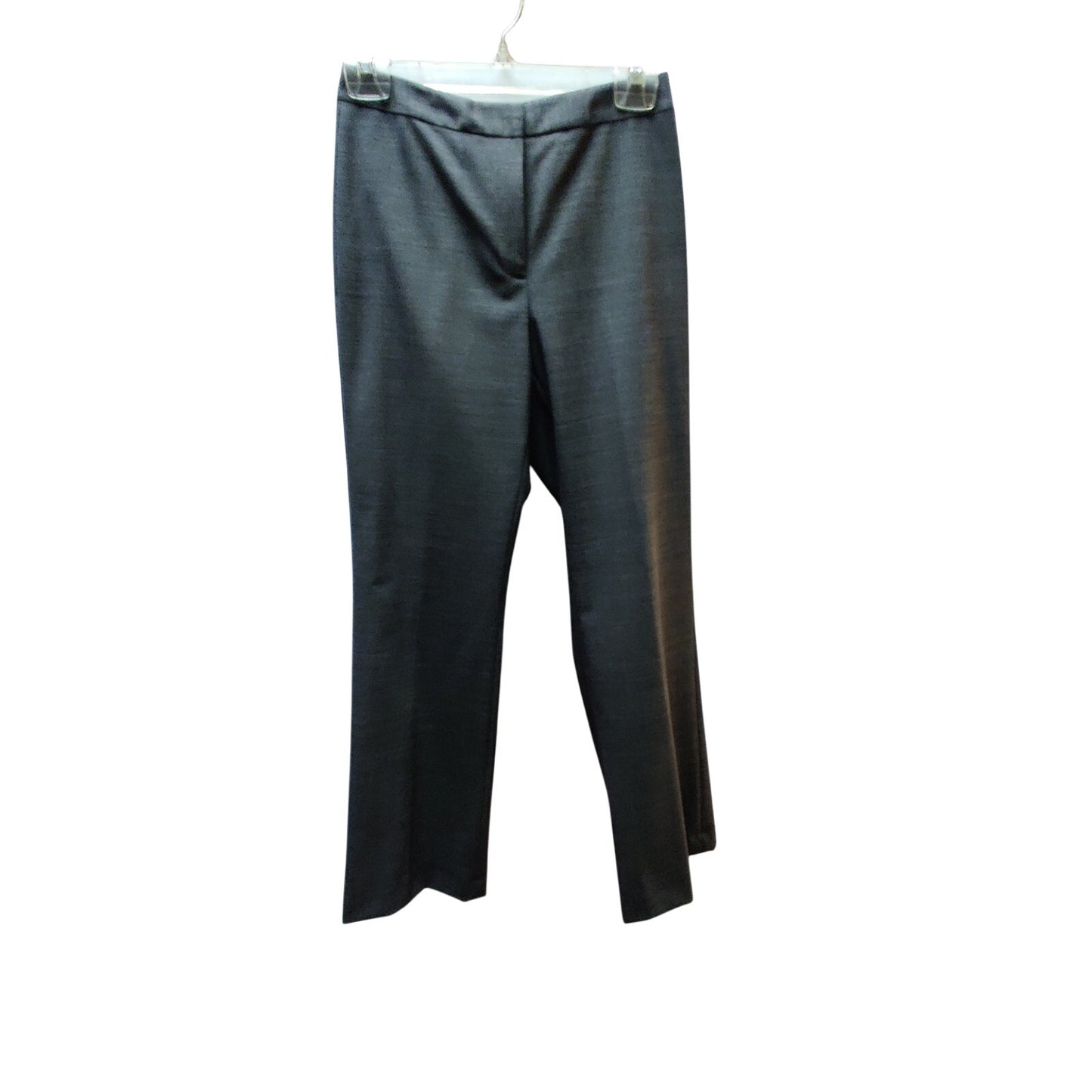 Alex Marie Classic Flat Front No Pockets Gray dress slacks Pants Career 4 Petite
