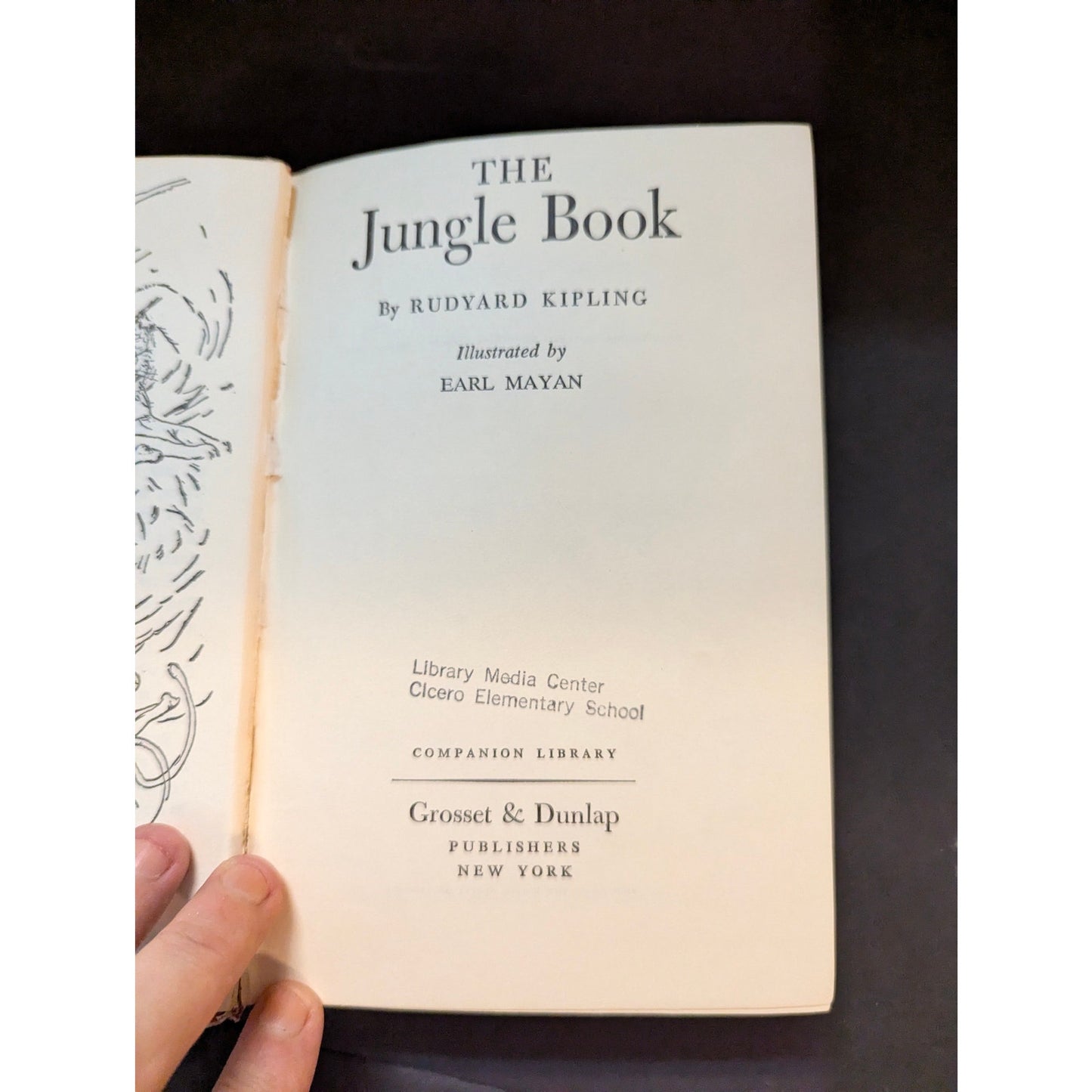 Vintage Grosset & Dunlap Companion Library The Wizard of Oz & The Jungle Book Lot