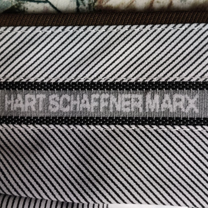 Hart Schaffner Marx Men's Tan 100% Wool Dress Pants Tailored Trousers 36x36