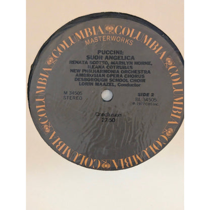 Vintage Puccini Suor Angelica Renata Scotto Columbia Masterworks M34505 Vinyl LP