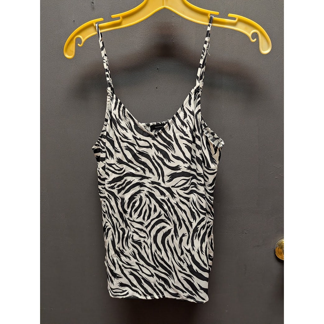 Halogen Zebra Print Camisole Tank Top Size Extra Small NEW XS