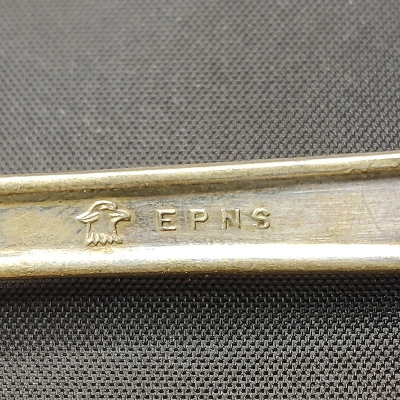 Antique 1946 Newport Silverplate Teaspoon Floral EPNS Daniel Arter Bird Hallmark