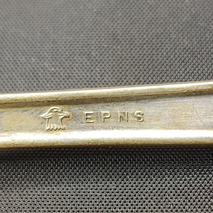 Antique 1946 Newport Silverplate Teaspoon Floral EPNS Daniel Arter Bird Hallmark
