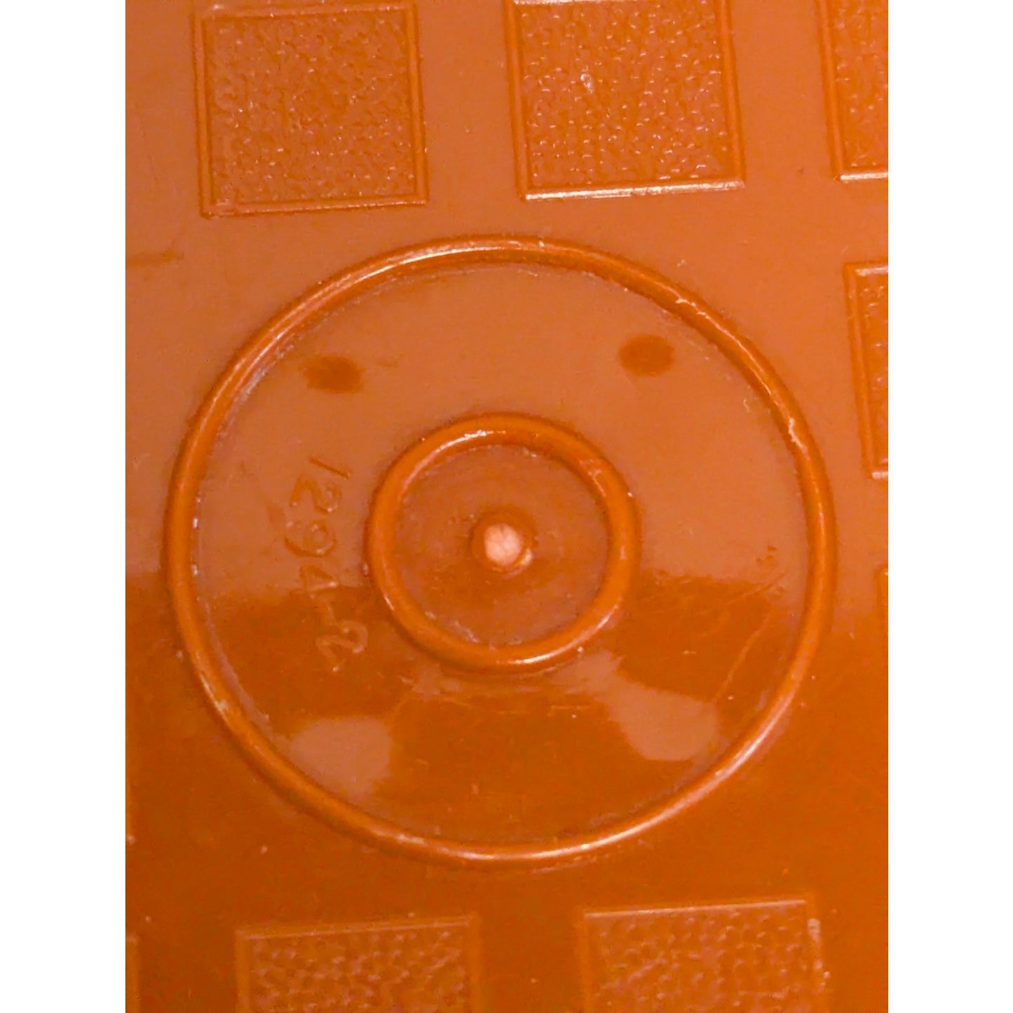 Set of 2 Matching Vintage Tupperware Square Keepers Harvest Orange Paprika