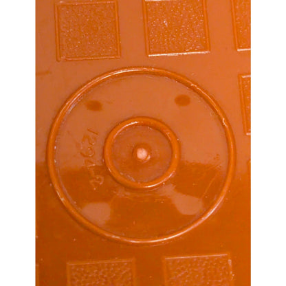Set of 2 Matching Vintage Tupperware Square Keepers Harvest Orange Paprika