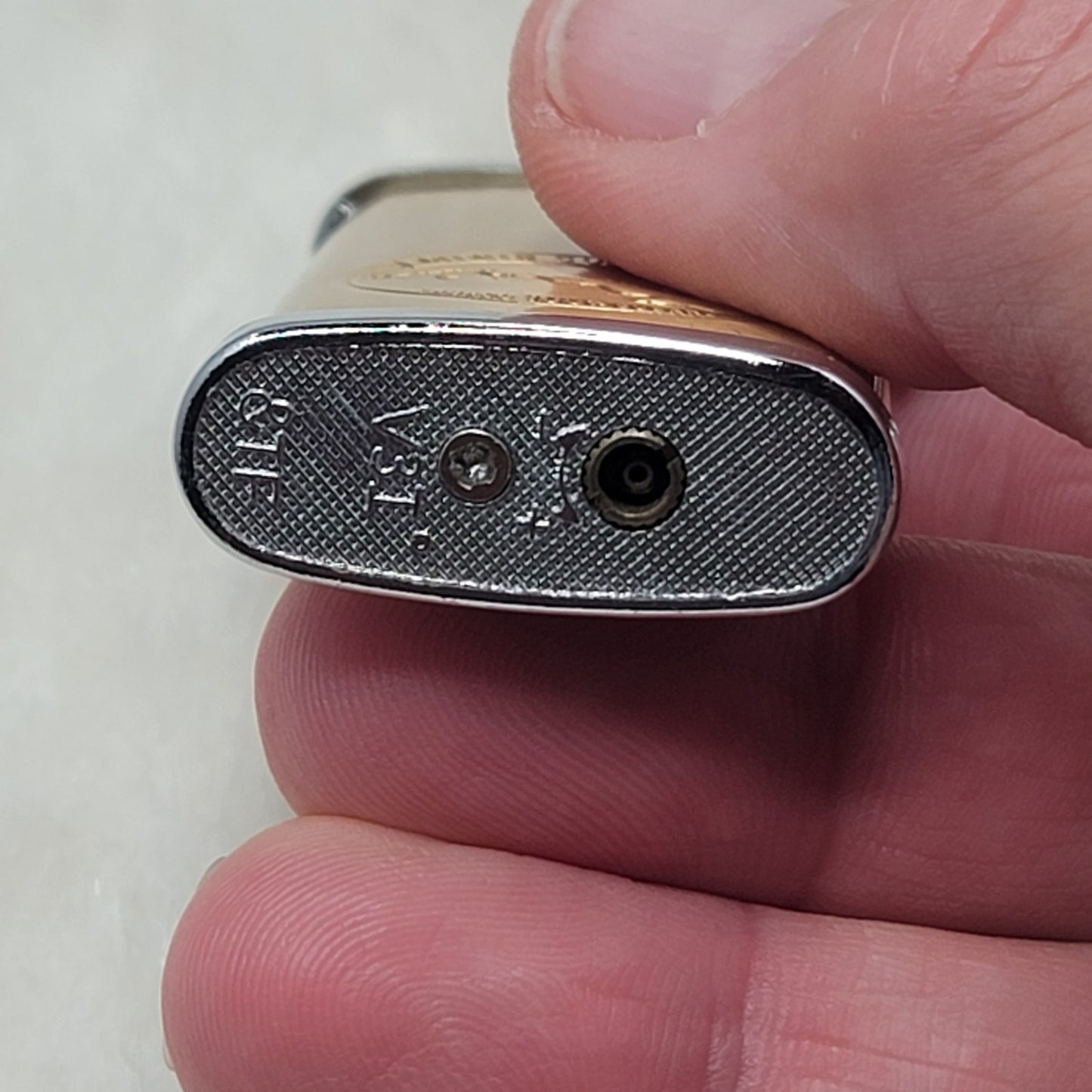 Vintage Minis Cubanos Cigar Brass Gas Pocket Lighter Tobacciana MidCentury Retro