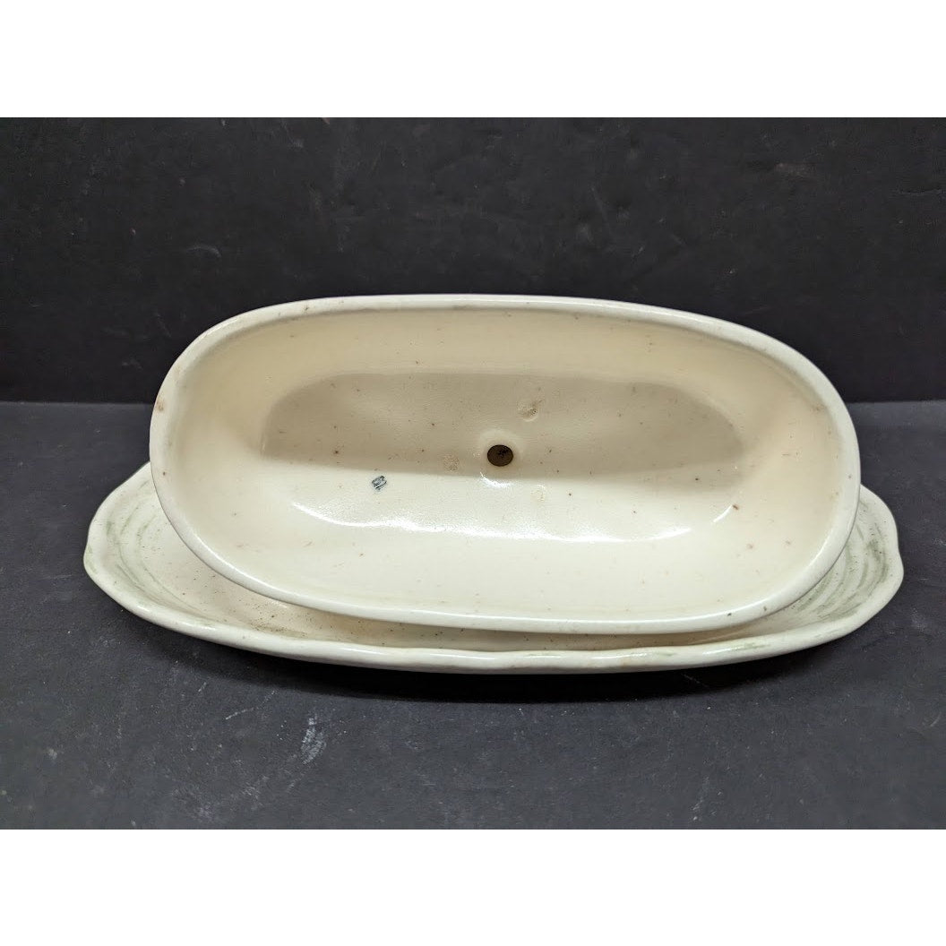 RETIRED Vineyard by Metlox Poppytrail Vernon 1/4 Lb Covered Butter Dish  8 7/8"