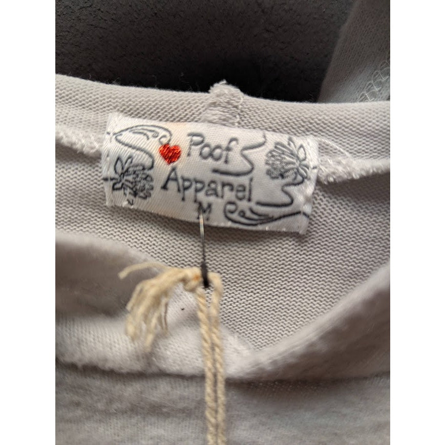 Poof Apparel Hoodie Sweatshirt Size Medium tie dye long sleeve drawstring waist