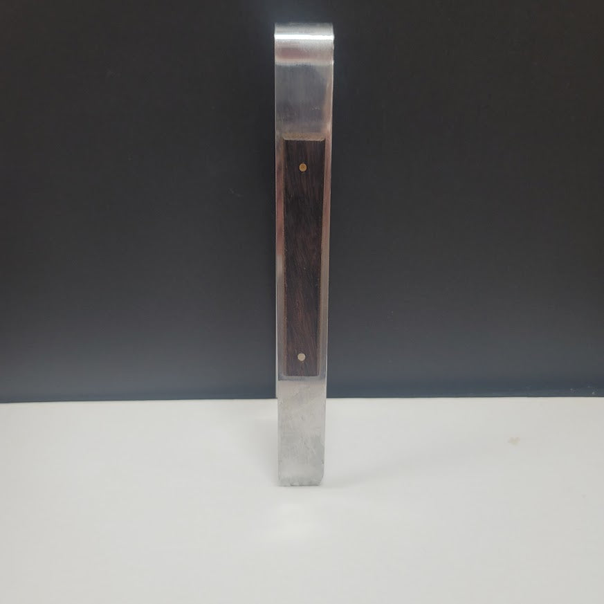 MCM Ice Tongs for Ice Bucket Stainless Steel & Wood Trim Made in Japan 7"