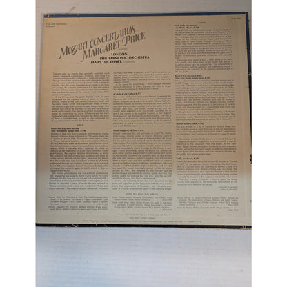 Vintage Margaret Price Mozart Concert Arias RCA Gold Seal AGL1-2124 Stereo LP