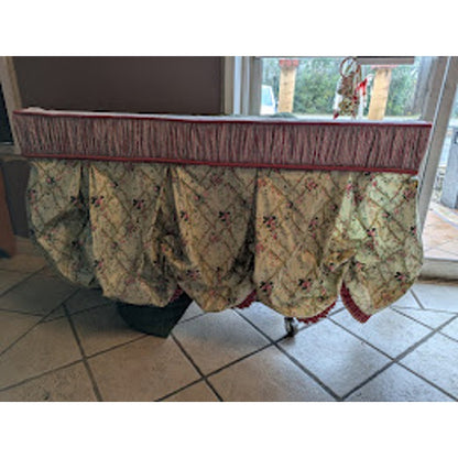 SECONDHAND SANDIES: Window curtains drapery 55" wide floral