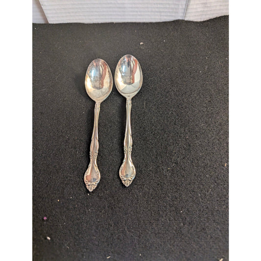 Vintage 2 tablespoons Community Affection Silverplate Flatware Piece Replacement
