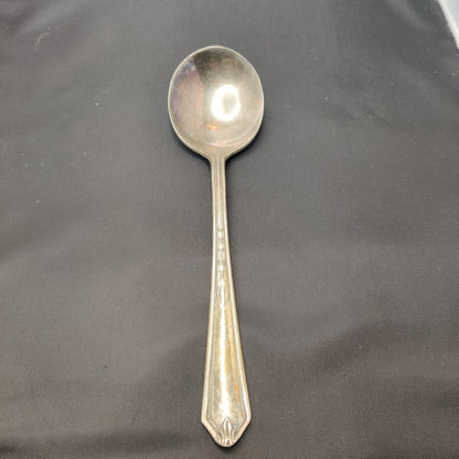 Vintage Silverware Spoon Duchess 1923 Round Bowl Gumbo Tudor Plate Oneida Comm