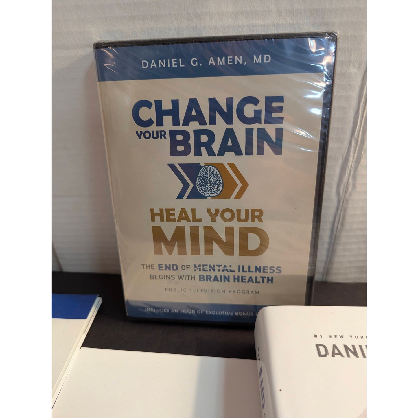Dr Daniel Amen Change Your Brain Heal Your Mind Book & DVD Set Collection