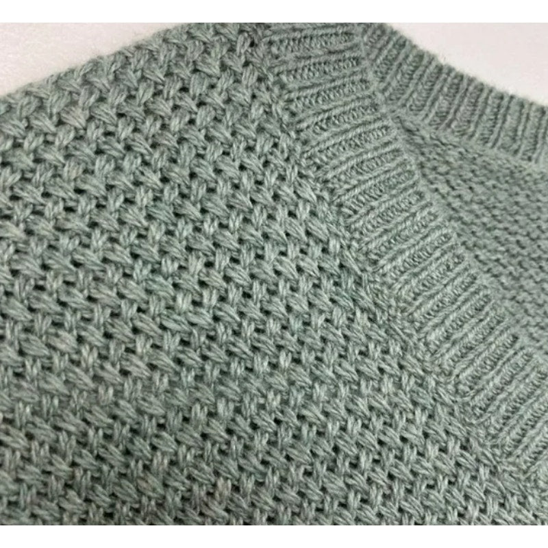 NWT MADEWELL Chronicle Texture Knit Pullover Sweater in Heather Surplus Sz XS