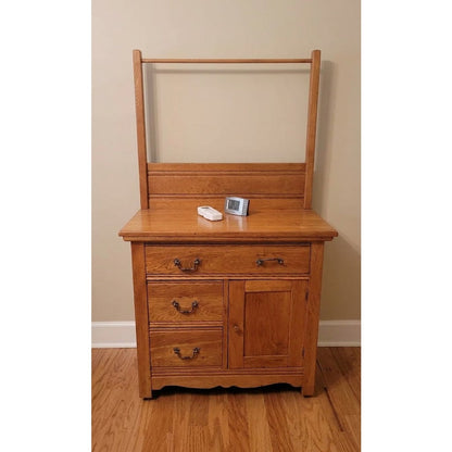 Secondhand Sandies: Antique oak washstand cabinet