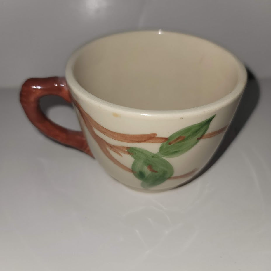 Vintage 80s Tea Coffee Cup  Apple USA  FRANCISCAN dinnerware