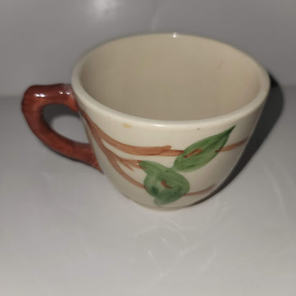 Vintage 80s Tea Coffee Cup  Apple USA  FRANCISCAN dinnerware