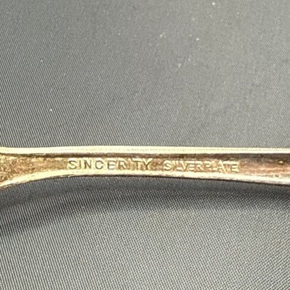 Vintage Magic Lily Silverplate Dinner Fork 1955 Floral Flatware Sincerity
