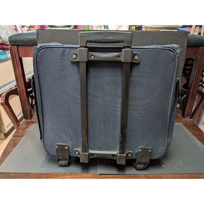 Scrapbooking Companion Rolling Tote wheels Organizer Suitcase Portable Storage