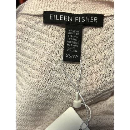 Eileen Fisher NWT Side Slit Wool Ballet Ceramic Tunic Sweater Size XS