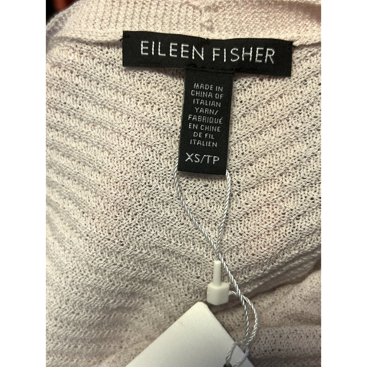 Eileen Fisher NWT Side Slit Wool Ballet Ceramic Tunic Sweater Size XS
