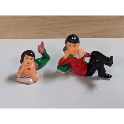Vintage Wilton Chicago Cake Toppers Phone Call Landline Boy Girl Retro Teen Rare