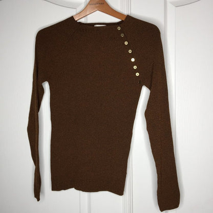 Topshop NWT Brown Pullover Sweater Super Soft US 8-10