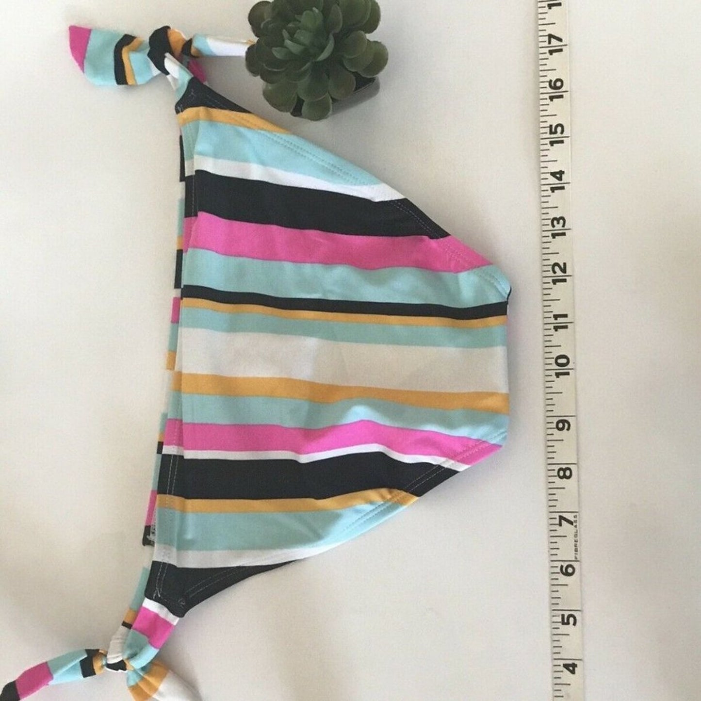 Hula Honey NEW Soul Stripe Side Tie Hipster Bikini Size XSmall