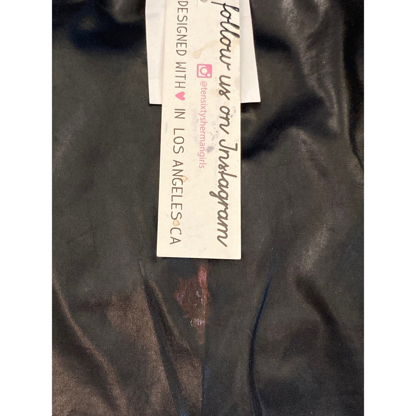 Ten Sixty Sherman Girls Shiny Faux Leather Leggings Sz XL/Extra Large Black NWT